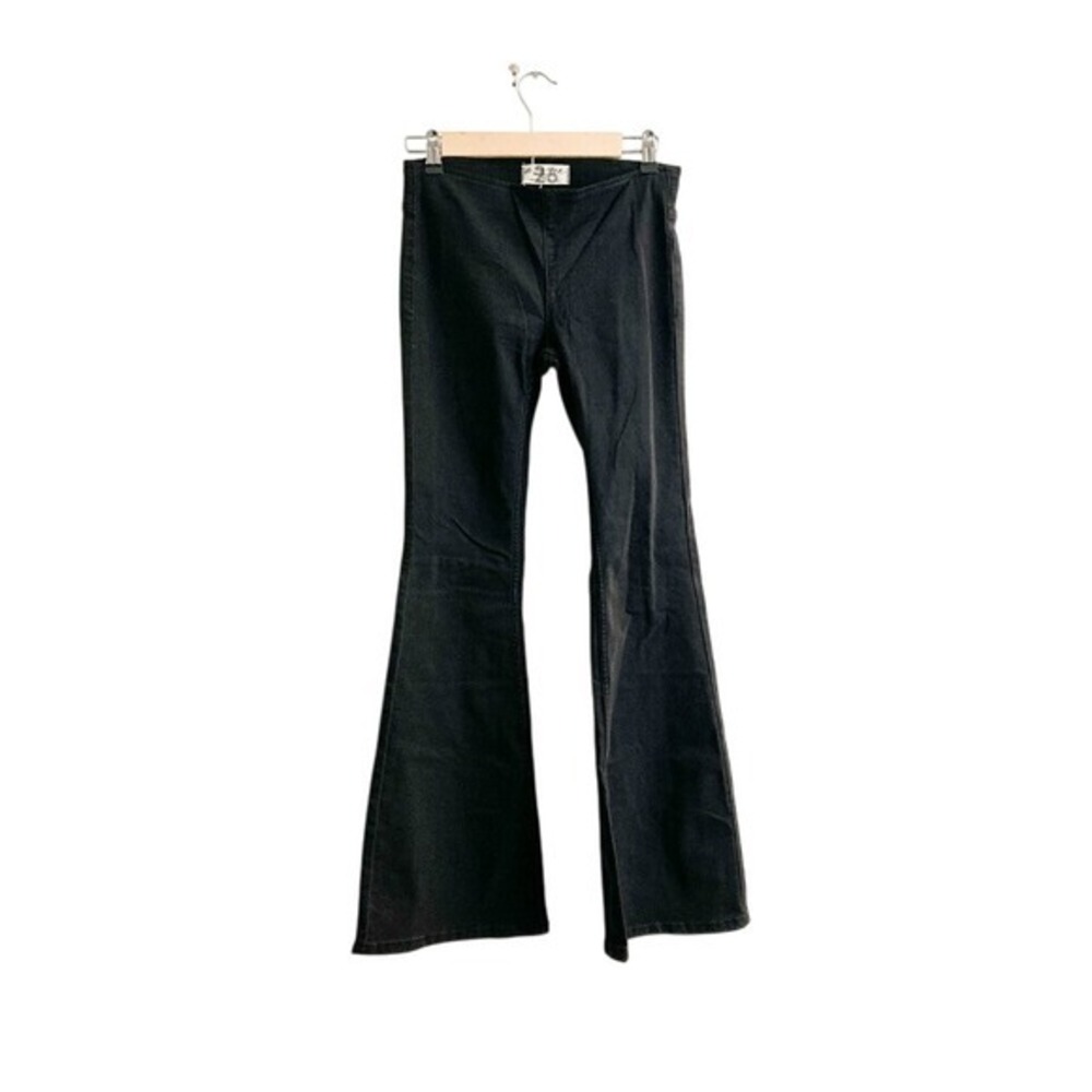We The Free Penny Pull-On Flare Bell Bottom Jeans in Black SZ 26‎